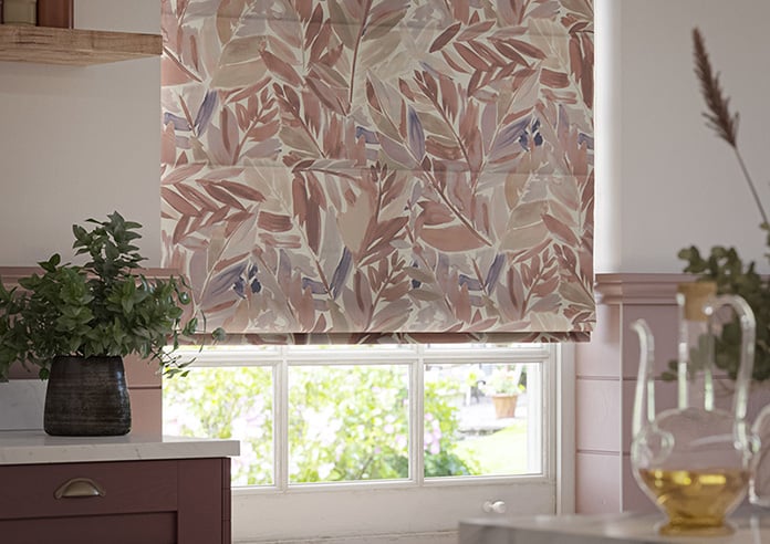 Acer, Mauve - Motorised Roman Blind - Image 5